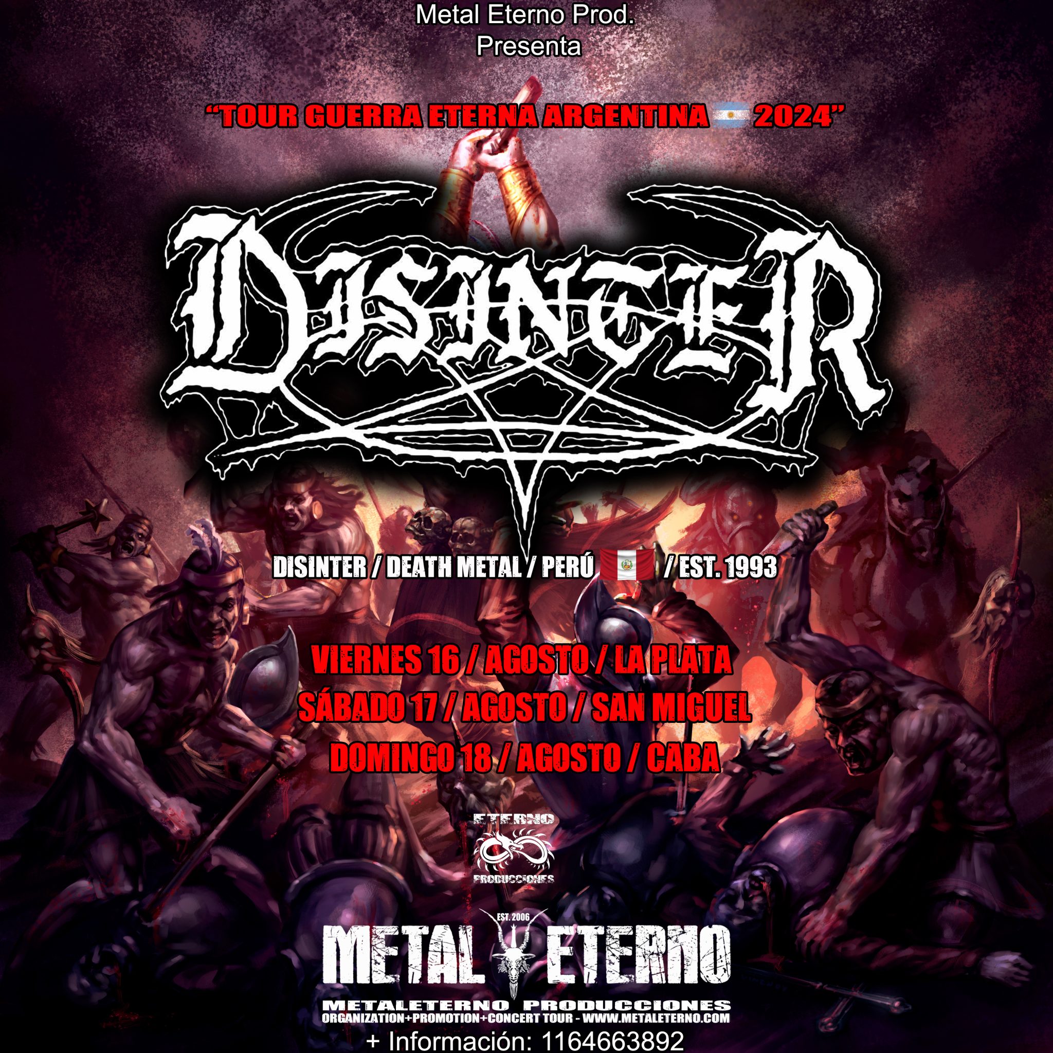 Metal Eterno te trae a Disinter desde Peru - Metal Eterno Producciones 🤘💀