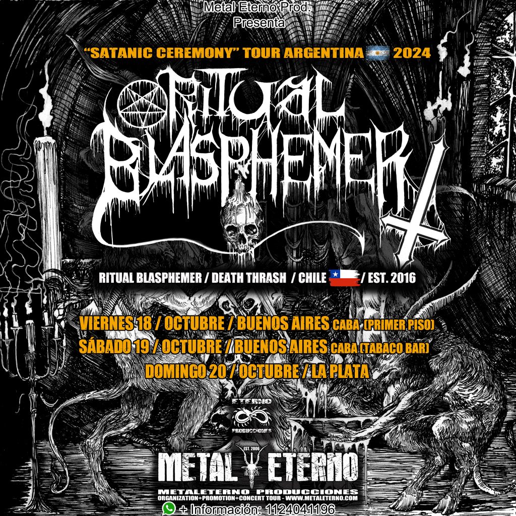 Metal Eterno te trae a Ritual Blasphemer desde Chile