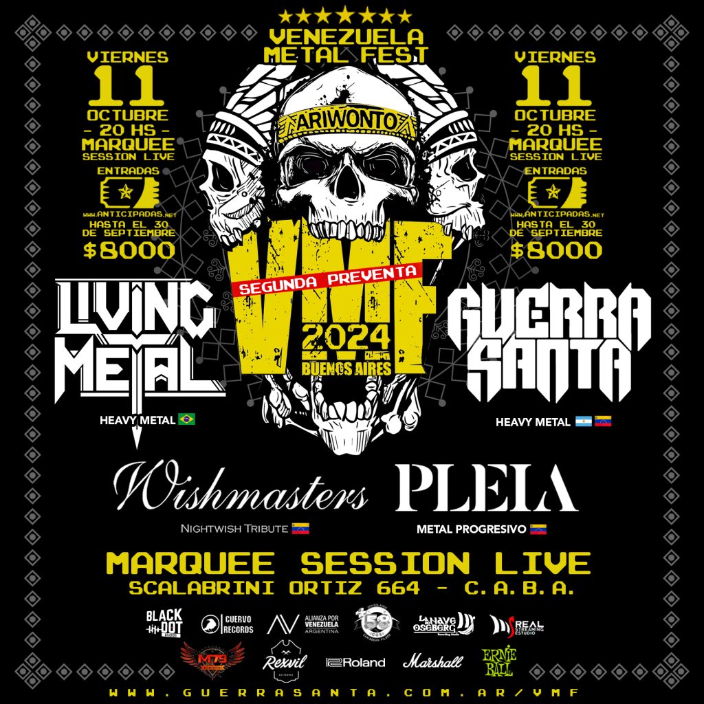 Venezuela Metal Fest 2024 viernes 11 de octubre