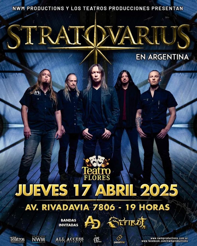 STRATOVARIUS EN ARGENTINA 2025