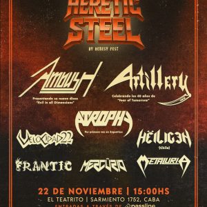 HERETIC STEEL: NACE UN NUEVO FESTIVAL DE SPEED & THRASH METAL EN ARGENTINA