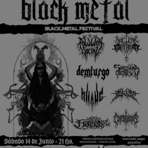 Black Metal Festival este sábado 14 de junio en Pana Rock