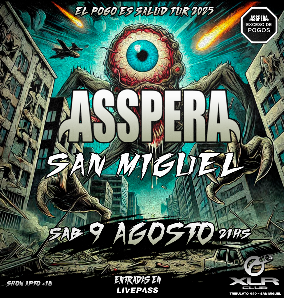 ASSPERA LLEGA A XLR CLUB CON ¨EL POGO ES SALUD TUR 2025¨