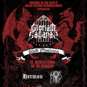 GLORIAM SATANAS PRESENTA SU NUEVO DISCO BLOOD MYSTICISM EN VIVO
