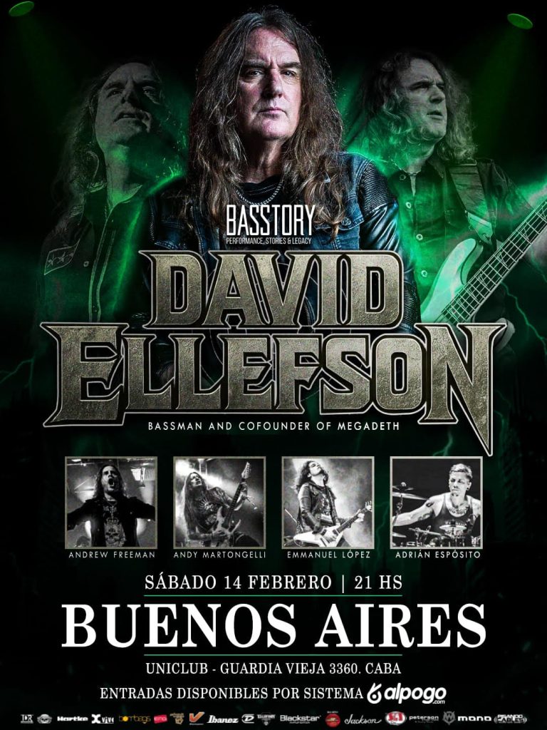 David Ellefson trae su aclamado BASSTORY a UNICLUB