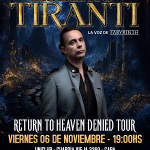 Roberto Tiranti llega por primera vez a Buenos Aires