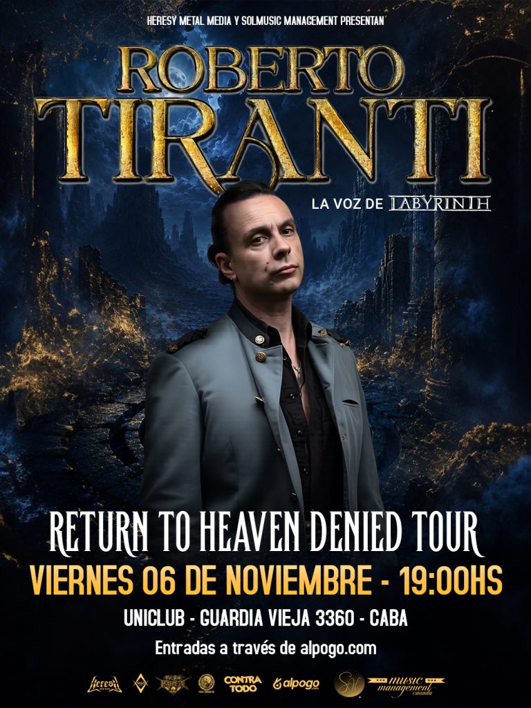 Roberto Tiranti llega por primera vez a Buenos Aires