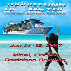 ¡COMIENZA LA VENTA DE ENTRADASPARA EL 70.000 TONS OF METAL 2027!
