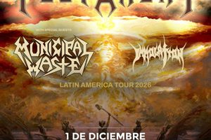 TESTAMENT regresa a Argentina + MUNICIPAL WASTE + IMMOLATION
